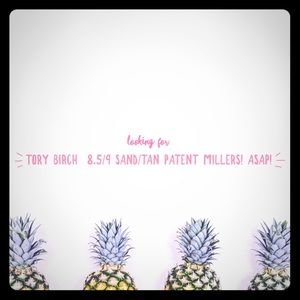 ISO TORY BURCH PATENT MILLERS 8.5/9